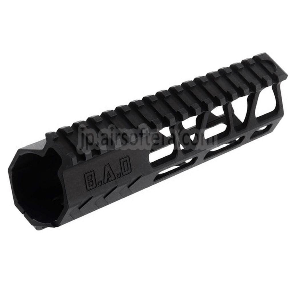 BAD Workhorse CNCアルミ製 6.7インチフリーフロート M-LOKハンドガードレールシステム VFC AR M4シリーズ GBBライフル対応 ブラック