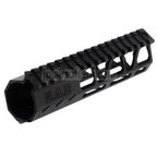 BAD Workhorse CNCアルミ製 6.7インチフリーフロート M-LOKハンドガードレールシステム VFC AR M4シリーズ GBBライフル対応 ブラック