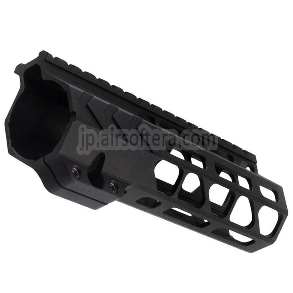 BAD Workhorse CNCアルミ製 6.7インチフリーフロート M-LOKハンドガードレールシステム VFC AR M4シリーズ GBBライフル対応 ブラック