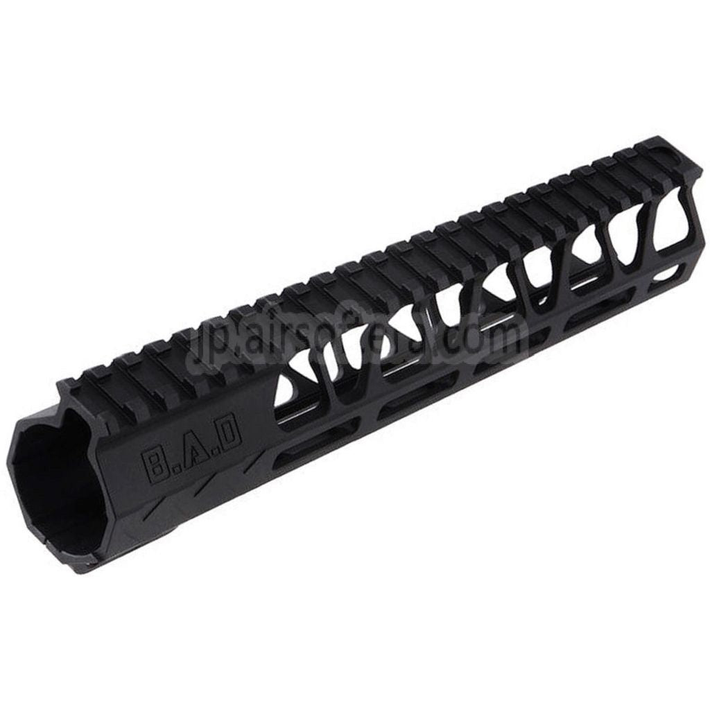 BAD Workhorse CNCアルミ製 9.5インチフリーフロート M-LOKハンドガードレールシステム VFC AR M4シリーズ GBBライフル対応 ブラック
