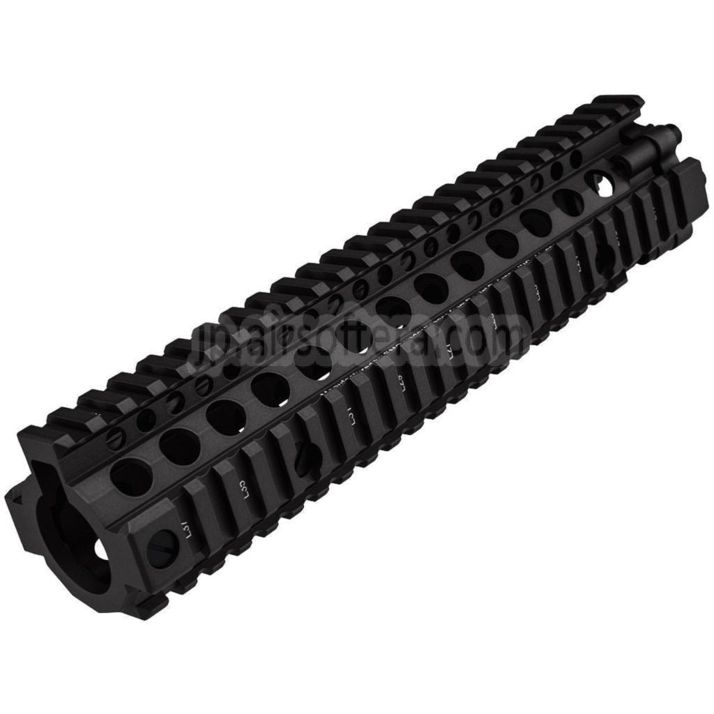 CYMA 241mm アルミニウム MK18スタイル RASハンドガードレールシステム  M4 M16シリーズAEGライフルエアソフトガンに適しています  ブラック