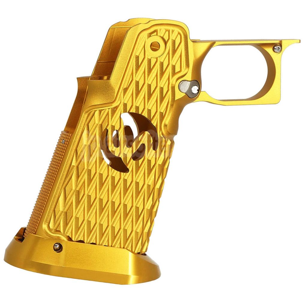 5KU CNCアルミグリップ タイプ-6  東京マルイ Hi-Capa 5.1 4.3シリーズ GBBピストル エアソフトガンに適合