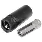 E&C 94mm Warden QDクイックデタッチサイレンサー -14mm CCW 反時計回りネジ式フラッシュハイダー付き