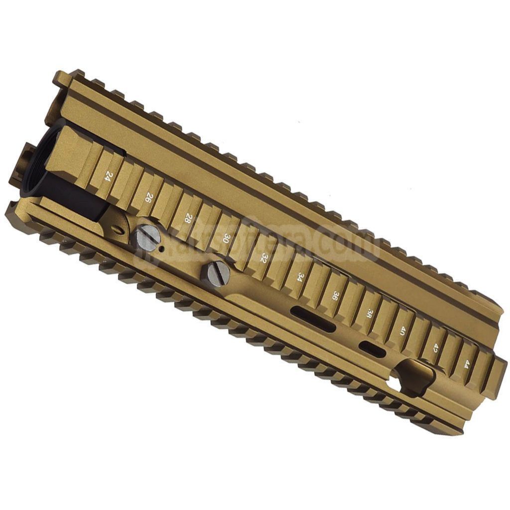 E&C 10インチ HK417 DMRスタイル ハンドガードレールシステム   E&C VFC 417 DMRシリーズAEGライフルエアソフトガンに適しています