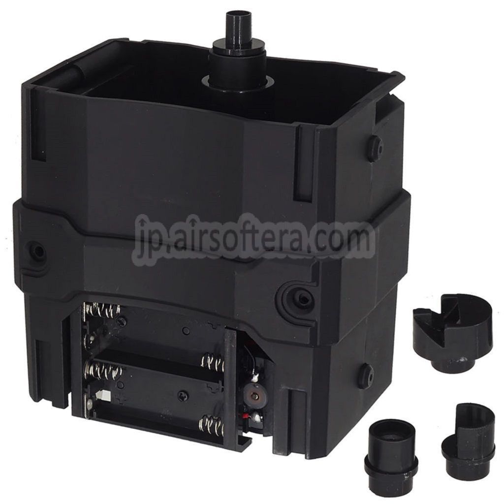 DOUBLE BELL 電動高速オートBBローダー (1300発)    6mm AEG GBBマガジンに適合    ブラック
