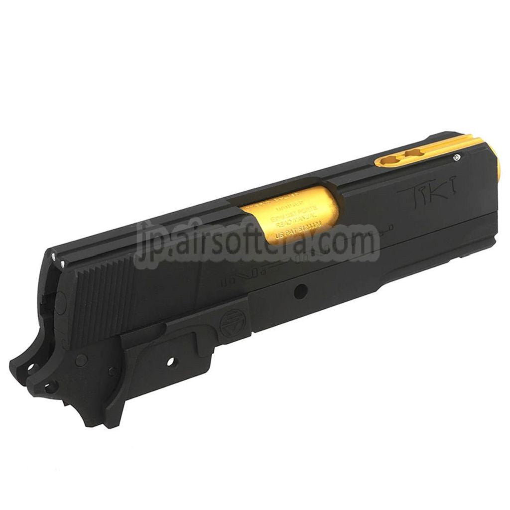 Bomber Airsoft CNC アルミニウム SVI Infinity Tiki スタイル バレルスライドミドルフレームキットセット  東京マルイ HI-CAPA 5.1シリーズ GBBピストルに適合