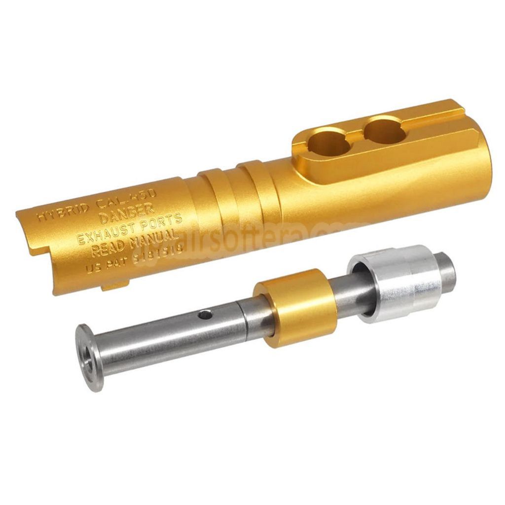Bomber Airsoft CNC アルミニウム SVI Infinity Tiki スタイル バレルスライドフレームキットセット   東京マルイ V10シリーズ GBBピストルに適合   シルバー