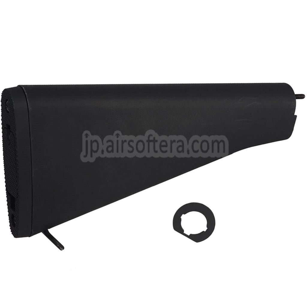 E&C M16A2固定式ライフルのストック  M4 M16シリーズAEGライフルエアソフトガンに適しています  ブラック
