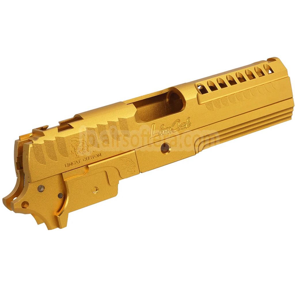 5KU CNC アルミニウム LimCat Custom スタイル ミドルフレームスライドセット    東京マルイ HI-CAPA 4.3シリーズ GBBピストル エアソフトガンに適合