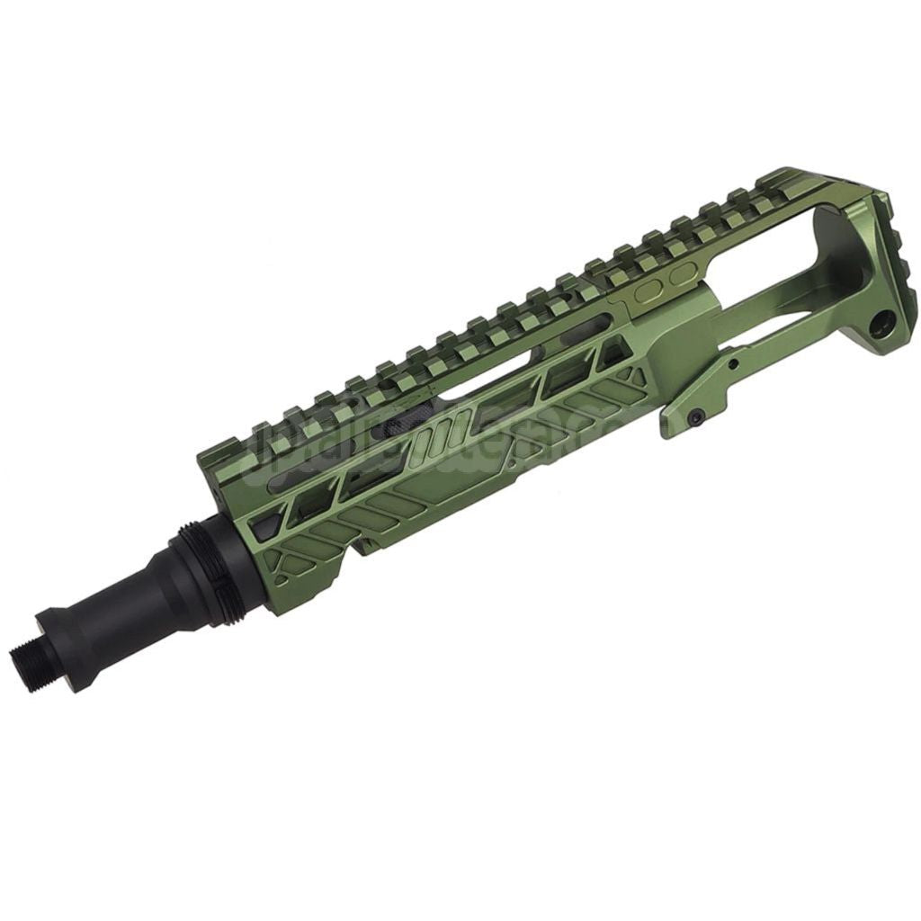 5KU カービンライフルコンバージョンキット タイプA M1913レールストックアダプター付き ACTION ARMY AAP-01シリーズ GBBピストル エアソフトガン