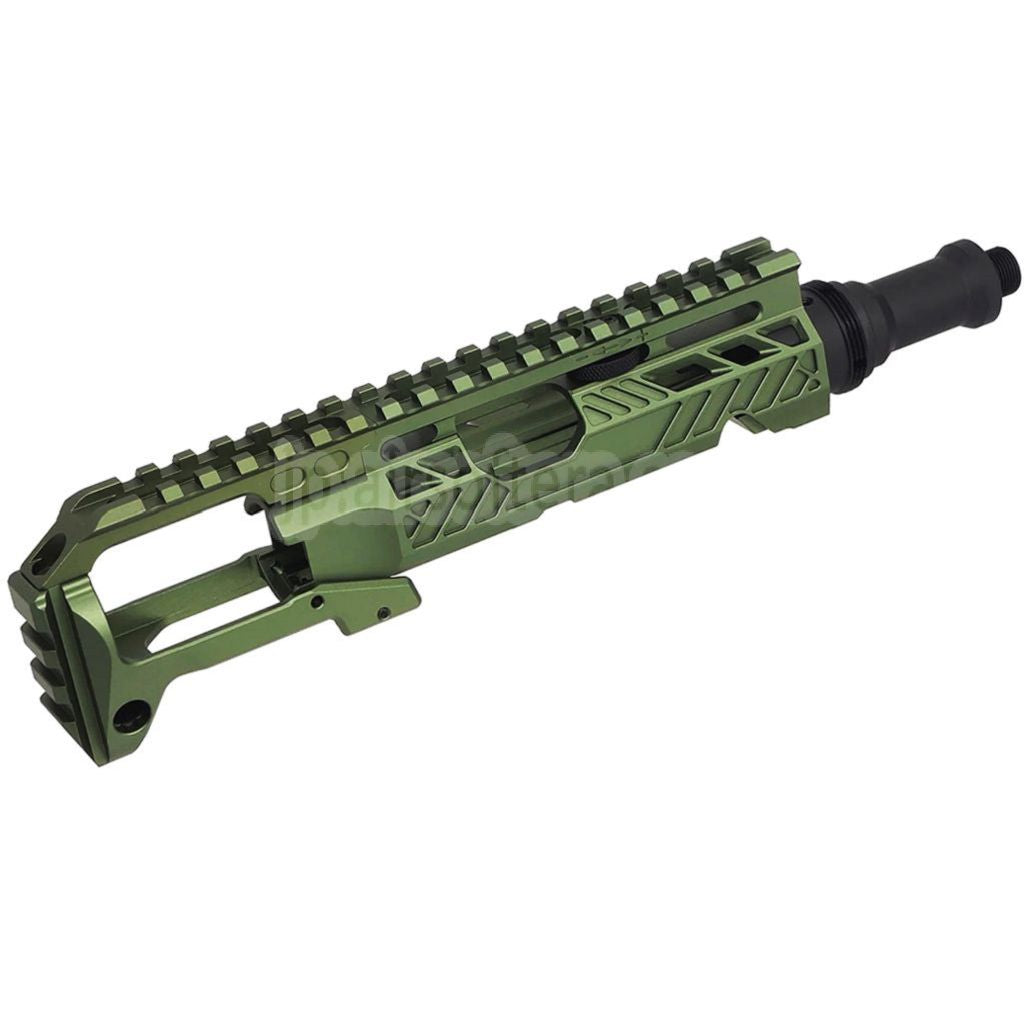 5KU カービンライフルコンバージョンキット タイプA M1913レールストックアダプター付き ACTION ARMY AAP-01シリーズ GBBピストル エアソフトガン