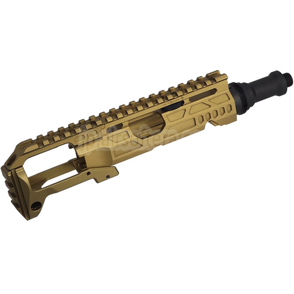 5KU カービンライフルコンバージョンキット タイプC M1913レールストックアダプター付き ACTION ARMY AAP-01シリーズGBBピストルエアソフトガン対応