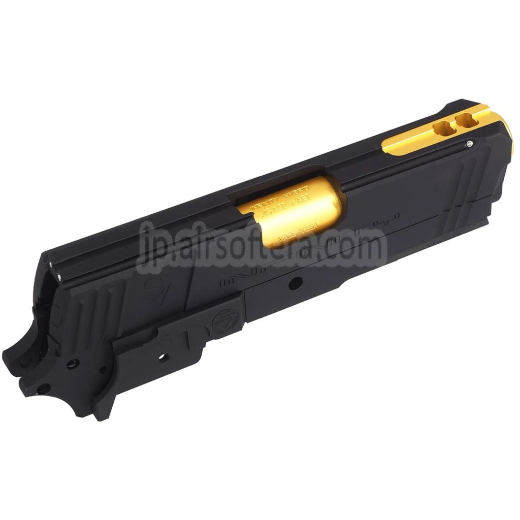 Bomber Airsoft CNC アルミニウム SVI Infinity Tiki スタイル バレルスライドミドルフレームキットセット    東京マルイ HI-CAPA 5.1シリーズ GBBピストルに適合