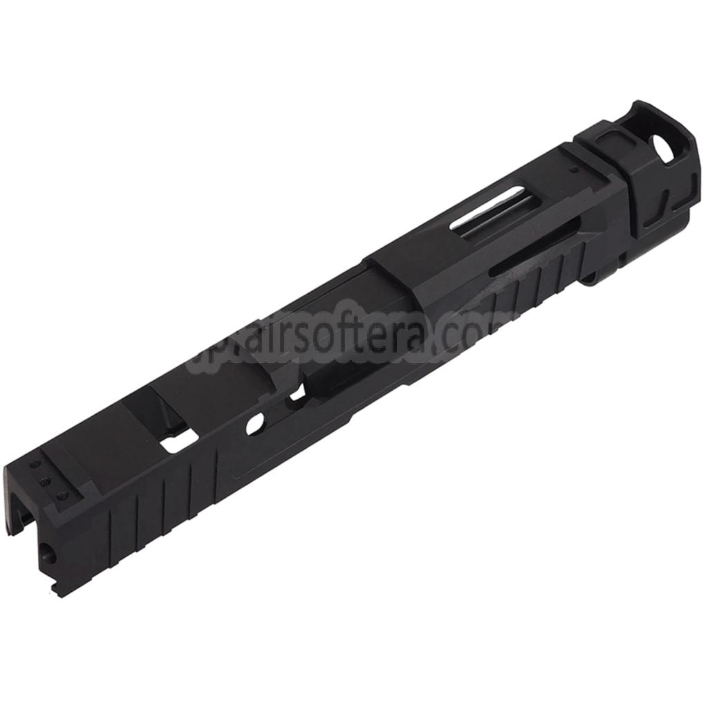 Bomber Airsoft CNC ステンレス鋼 P320 NOS スタイル コンペンセイタースライドセット付きバレル     SIG Air VFC M17 M18シリーズGBBピストルに適合