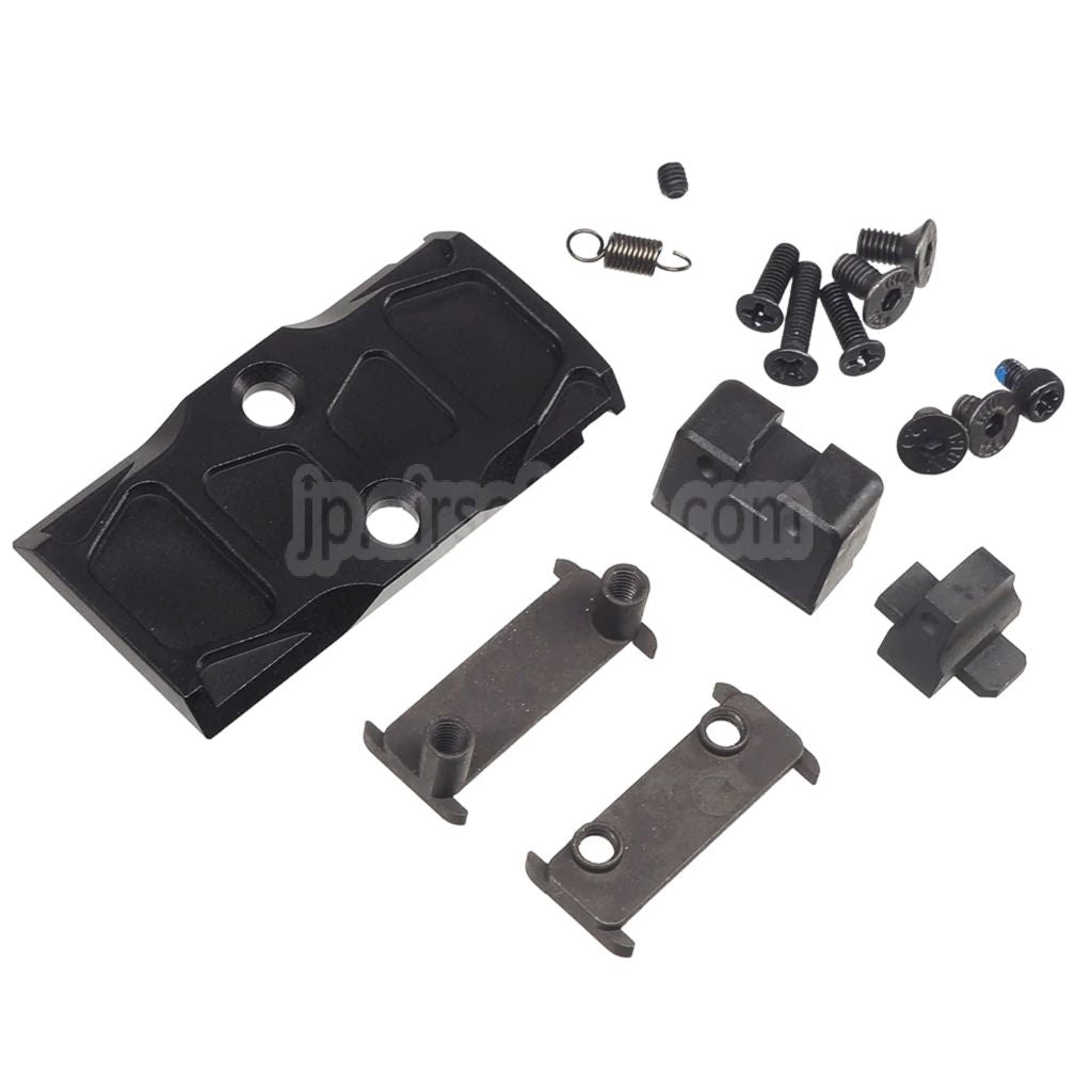 Bomber Airsoft CNC ステンレス鋼 P320 NOS スタイル コンペンセイタースライドセット付きバレル     SIG Air VFC M17 M18シリーズGBBピストルに適合