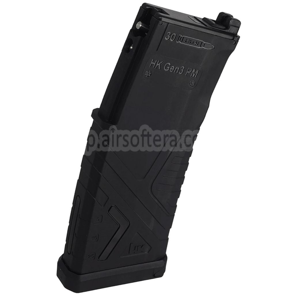 GHK 32発 ガスマガジン    GHK HK416A5 G5 MK12 MK18 M4シリーズGBBライフルエアソフトガンに適合    ブラック