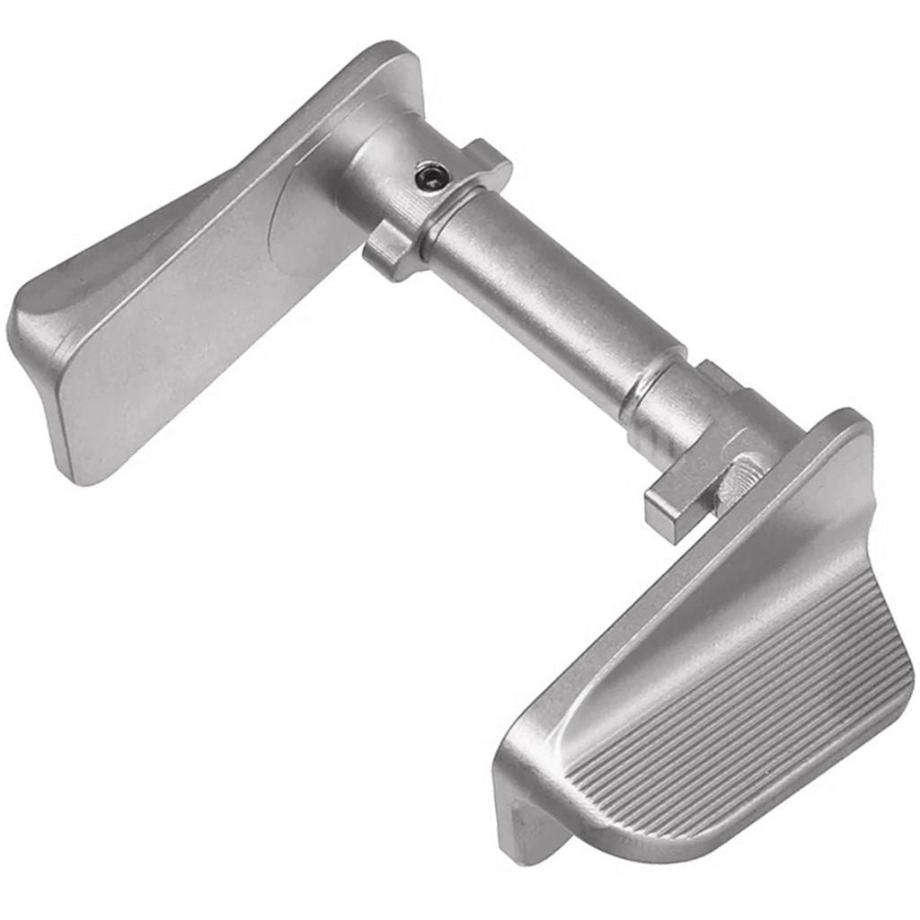 5KU CNCステンレススチール製サムセーフティ-アンビタイプ-F   KJ Works ASG CZ Shadow2シリーズGBBピストルエアソフトガンに適合