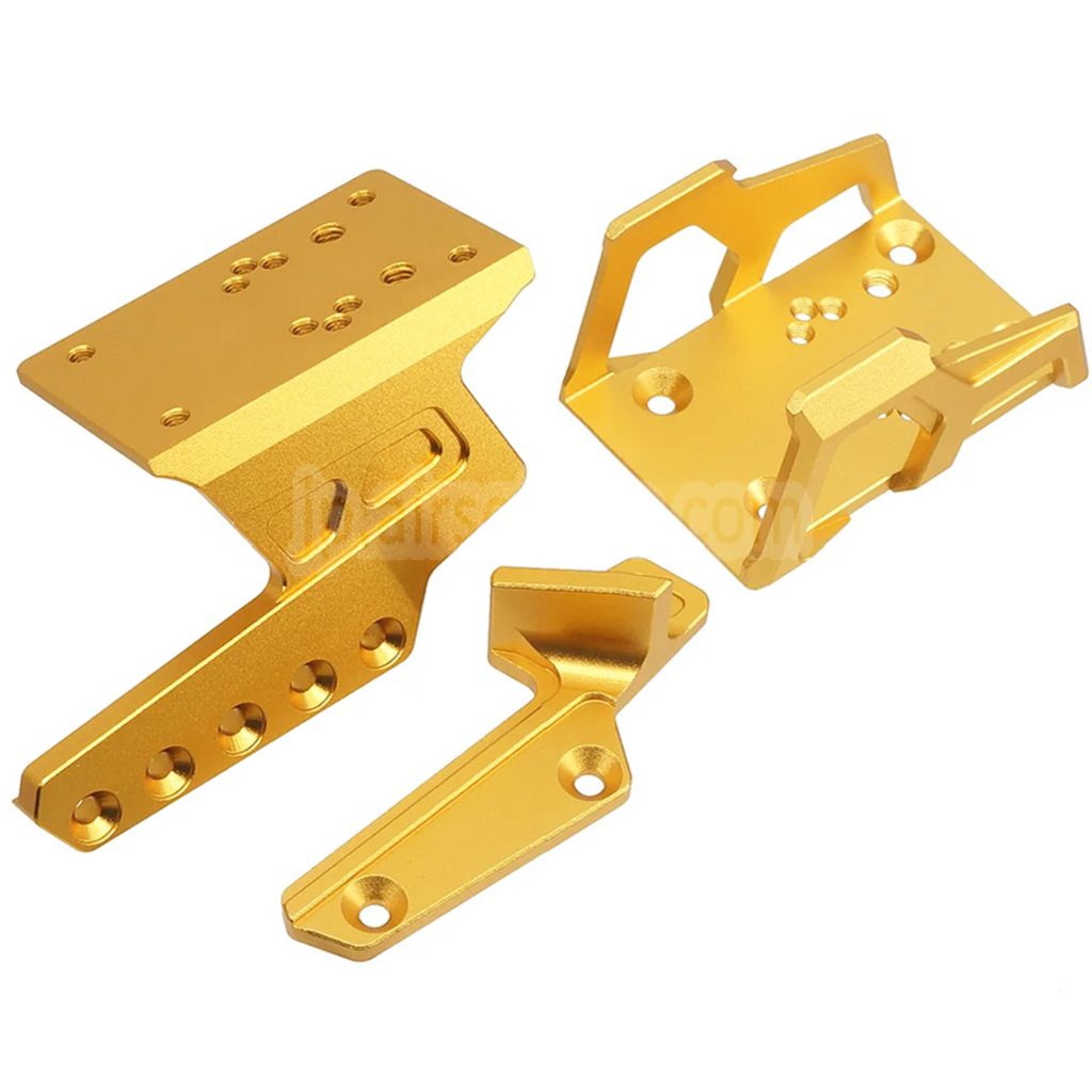 5KU CNC アルミニウム 外骨格光学マウントサムレスト付き    東京マルイ HI-CAPAシリーズ GBBピストル エアソフトガンに適合