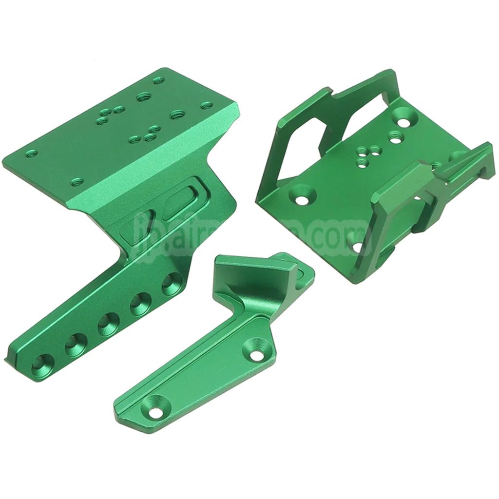 5KU CNC アルミニウム 外骨格光学マウントサムレスト付き    東京マルイ HI-CAPAシリーズ GBBピストル エアソフトガンに適合